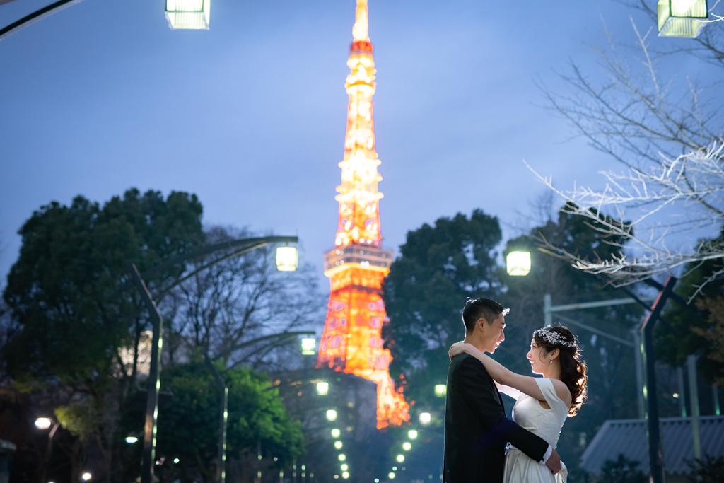 東京タワーのナイトフォト
