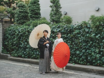 スタジオでの和装撮影