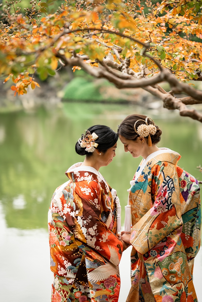 lgbtqの和装ウェディングフォト