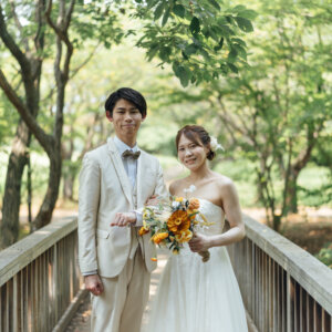 葛西臨海公園・海浜公園ならではの雰囲気を活かした結婚写真