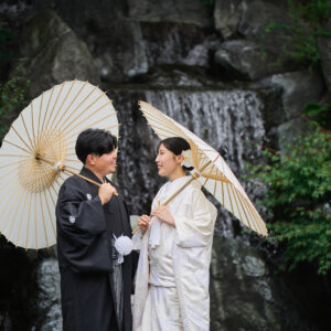 桜花亭ならではの雰囲気を活かした結婚写真