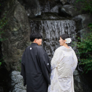 桜花亭ならではの雰囲気を活かした結婚写真