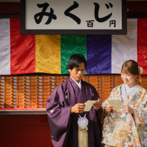 ふたりの原点を巡る、浅草・スカイツリーのウェディングフォト の結婚写真・前撮りカット