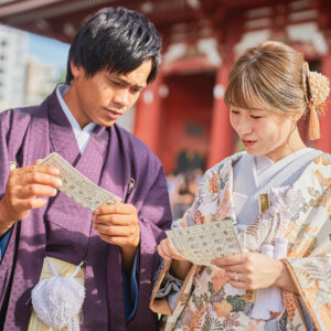 浅草・スカイツリーならではの雰囲気を活かした結婚写真