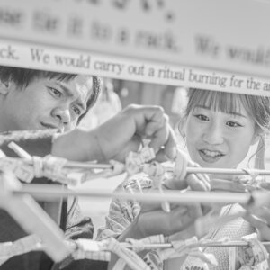 新郎新婦の前撮り撮影より ふたりの原点を巡る、浅草・スカイツリーのウェディングフォト
